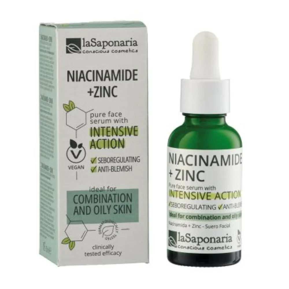laSaponaria Sérum visage - Niacinamide Zinc (30 ml)