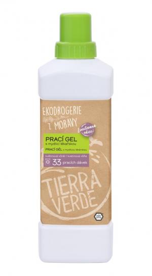 Tierra Verde  Gel de lavage à la saponaire et au parfum floral 1 l