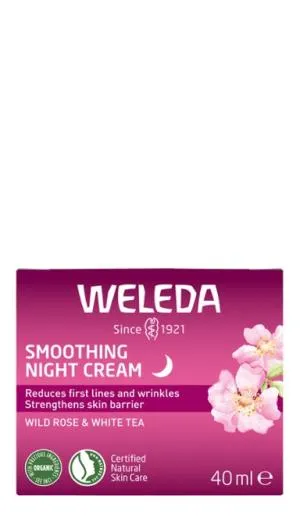 Weleda Crème de nuit éclaircissante Rose sauvage et thé blanc