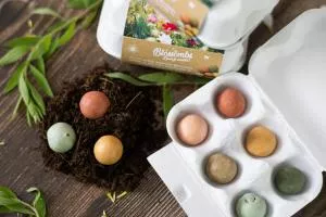 Blossombs Seed Bombs - Egg Gift Box - Bouquet (6 pcs) - un cadeau original et pratique