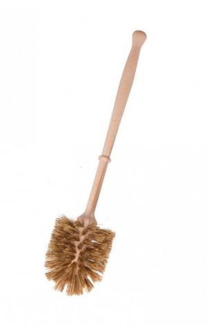 Brosse à toilettes en bois - avec fibres d'agave et de lontar