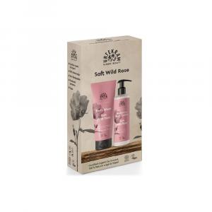 Ensemble cadeau gel douche et lotion pour le corps rose sauvage