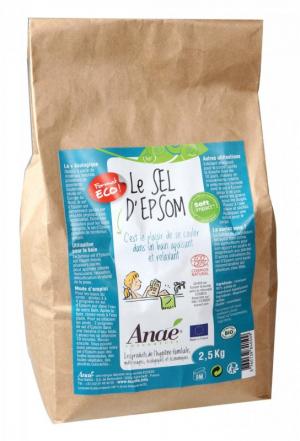 Anaé by Epsom salt (sac de 2,5 kg) - pour le bain, le gommage et le jardin