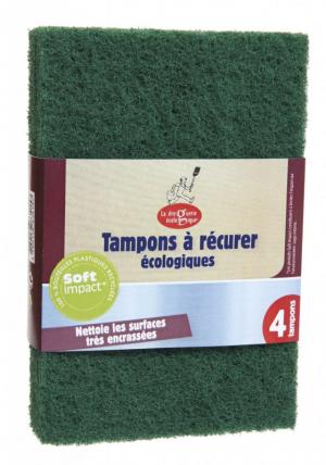 La Droguerie Ecologique by Roughen éponges pour les surfaces sales (4 pcs)