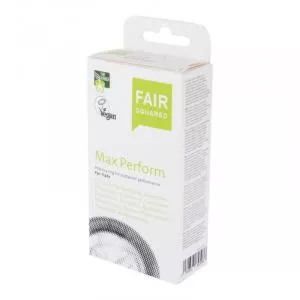 Fair Squared Condom Max Perform (10 pcs) - végétalien et commerce équitable