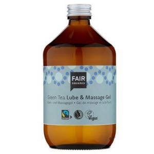 Gel lubrifiant et de massage au thé vert (500 ml) - vegan et commerce équitable