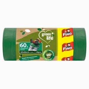 Sacs poubelle Green Life Easy pack 27 μm - 60 l (18 pcs)