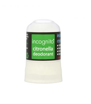 Déodorant cristal protecteur à la citronnelle (50 ml) - ne sent pas les insectes gênants