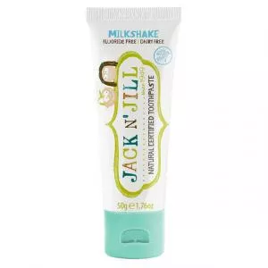 Jack n Jill Dentifrice pour enfants - Milkshake (50 g) - sans fluor, à l'extrait de calendula biologique