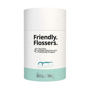 NFco. Fil dentaire Friendly Flossers (45 pièces) - goût menthe