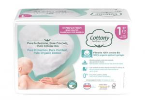 Couches jetables pour bébés en coton biologique 2-5 kg