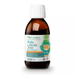 Organika Kids Liquid Zinc with Vitamin C pour enfants, 100 ml