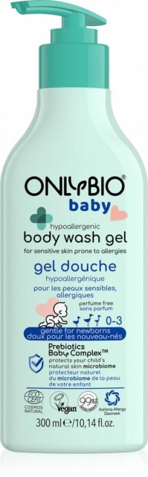 Gel nettoyant hypoallergénique pour bébé (300 ml) - convient aux personnes allergiques et aux personnes souffrant d'atopie.