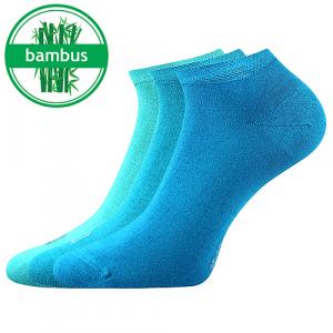 Chaussettes en bambou bleu