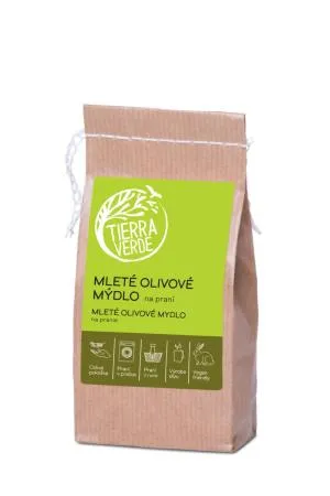 Tierra Verde Savon à lessive à base d'olive moulue (200 g) - même pour le linge le plus fin