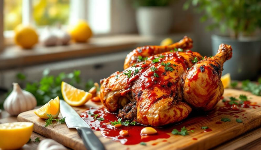 Le poulet piri piri se prépare à la maison de manière à être juteux, parfumé et exactement à votre g