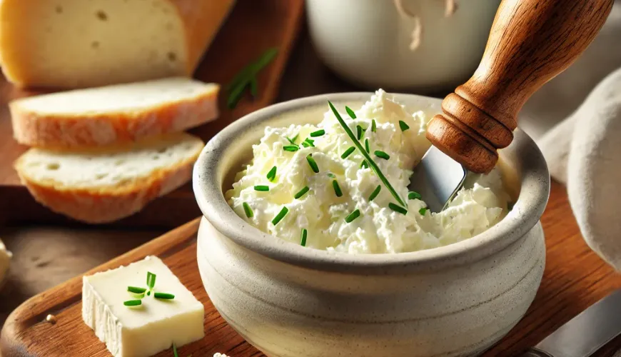 Essayez le fromage blanc maison et découvrez sa texture crémeuse.