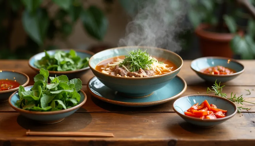 Le pho bo au bœuf vous éblouira par ses saveurs et arômes uniques.