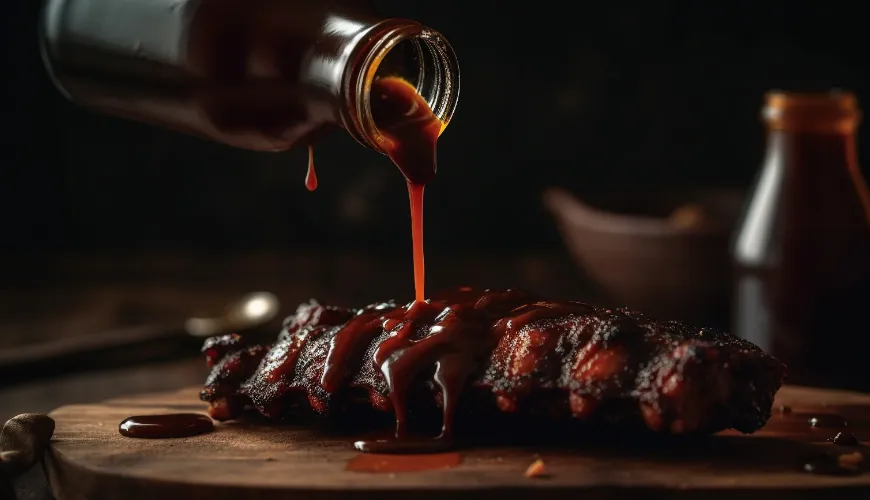 La sauce pour steak ajoute de la richesse et des nuances délicates à la viande.