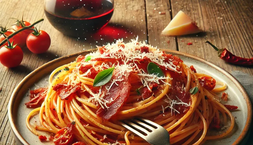 Apprenez à préparer des spaghetti amatriciana traditionnels